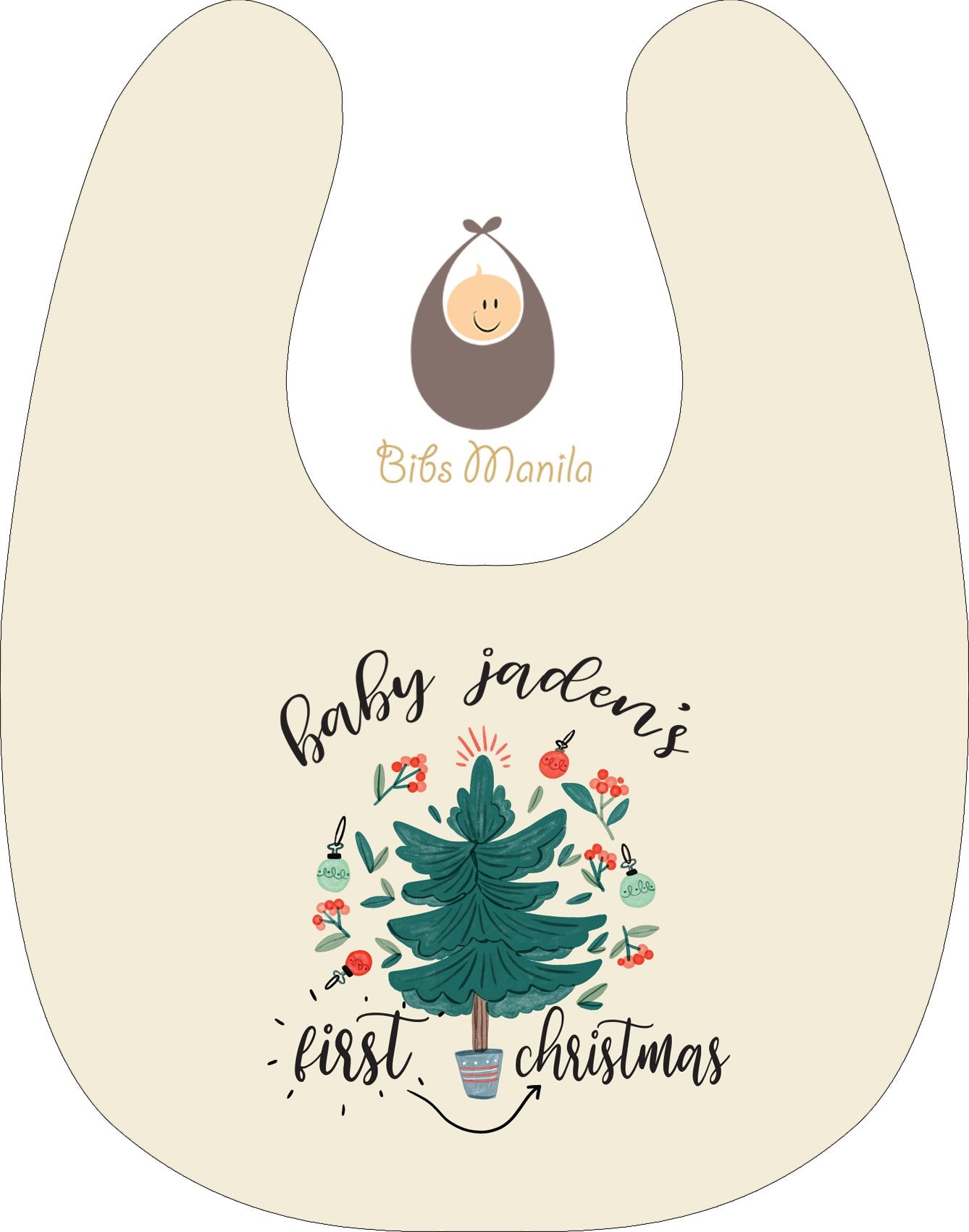 My 1st hot sale christmas bib