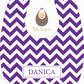 Chevrons Purple_Danica Bibs