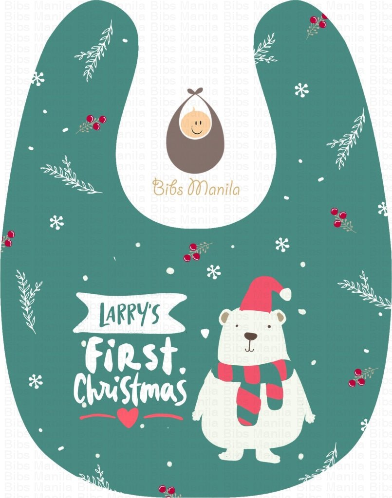 Holiday Bear Bibs