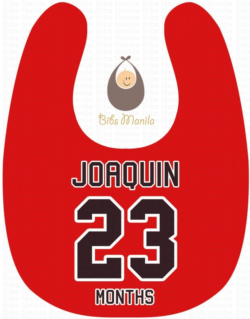 Jersey Customizable Personalized Baby Bib