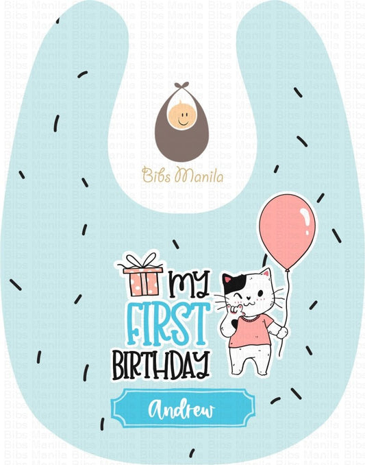 My First Birthday Bibs