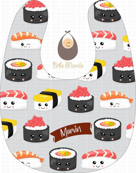 Sushi Senses Bibs